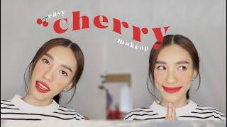 HOW TO  easy CHERRY makeup 