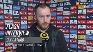 Ian Cathro gostou da atitude da equipa