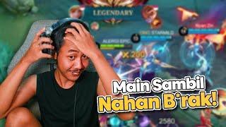 Main Fanny Sambil NAHAN B*RAK️Lebih Susah Dari Lawan Tier Epic WKWKWK - Mobile Legends