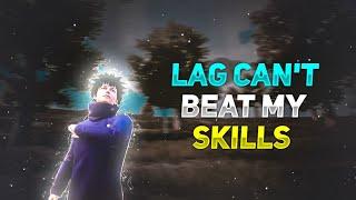 LAG CAN'T BEAT MY SKILLS | BGMI MONTAGE | LOW END DEVICE