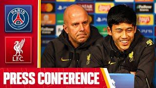 Arne Slot & Wataru Endo Pre-Match Press Conference | Champions League | PSG v Liverpool