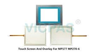 Touch Screen Panel For Siemens MP177 66AV6652-2JD01-2AA0  MP270 6 Repair With Keypad and Lcd display