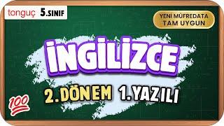 5.Sınıf İngilizce 2.Dönem 1.Yazılıya Hazırlık  #2025