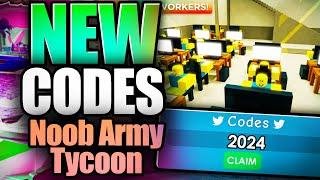 Noob Army Tycoon CODES - ROBLOX 2024