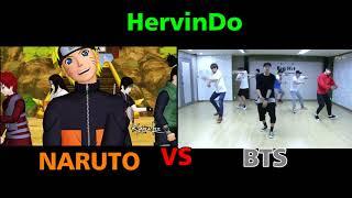 BTS VS NARUTO DANCE PRACTICE (DOPE)