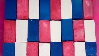 Soft colorful gym chalk | mass crush | satisfying asmr sounds