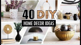 40 DIY HOME DECOR IDEAS + HACKS you Actually Want To MAKE (FULL TUTORIALS)