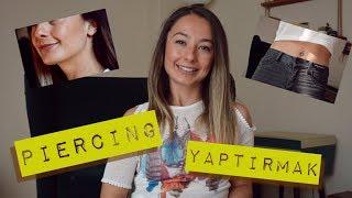 PIERCING YAPTIRIRKEN BAYILIYORDUM! / GÖBEK ÇENE Piercingi + TRAGUS / AHTER ÖZMEN