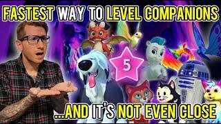 The FASTEST Way to Level Companions ...and It's Not Even CLOSE | Disney Dreamlight Valley