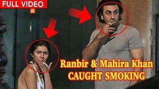 Ranbir Mahira Affair | Ranbir Kapoor & Pakistani Actres  Mahira Khan SMOKING | Ranbir Mahira smoking