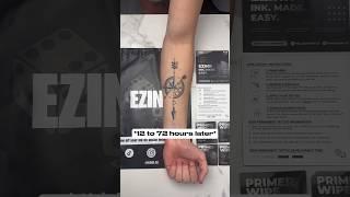 How to apply EzInk’s semi-permanent tattoos