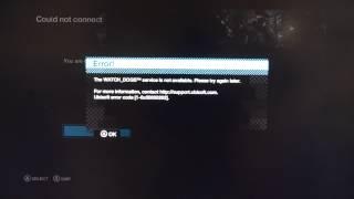 Watch Dogs Error Message - Ubisoft Error Code