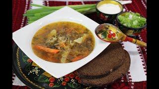 Russian Traditional Shchi with Sauerkraut and root vegetables! 100 years old recipe!