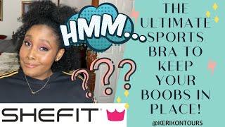 Best Sports Bra for Large Cups(DDD+)Honest SheFit Bra Review Try-on + First Impression-Keri Kontours