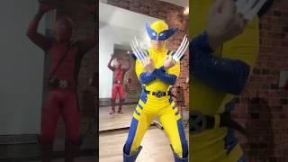 Hello it’s me DEADPOOL #deadpool #deadpool3 #wolverine #dance #mirror