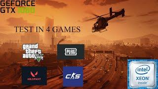 GTX 1060 3GB + Xeon E3-1240v2: Test in 4 games (GTA 5, PUBG, VALORANT, СS:2)