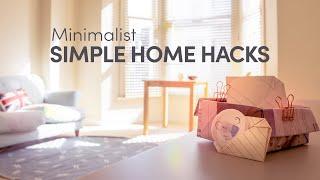 Minimalist Home Hacks: Easy Origami DIY. Save Money with Things You Already Have. No-Spend Challenge