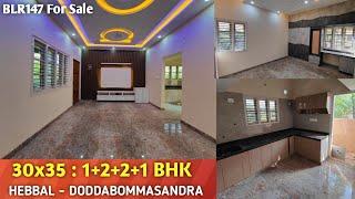 Hebbal | 4 Units A Khata New Building For Sale in 30x35 Bengaluru North