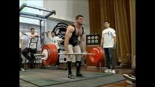 Hafiz Verdiyev deadlift 310 and 335 kg. WPC European 06.06.2013, Portugal.