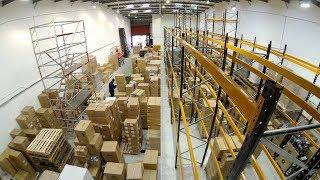 Warehouse Racking Project - Timelapse