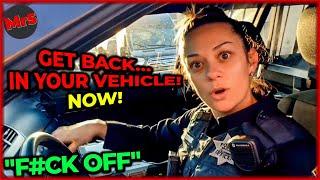 This Mad Female Cop Gets Schooled for Thinking She's Above the Law | Id Refusal #125