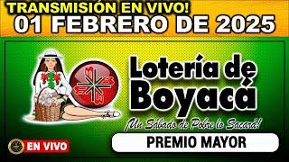 Resultado LOTERIA DE BOYACA del SÁBADO 01 de Febrero 2025.