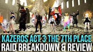 Lost Ark Kazeros Act 3 the 7th place clear! Race Backstory & Raid Commentary and Review