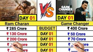 Game Changer Movie Day 01 Box Office Collection Comparison Prediction vs RRR movie।। Ram Charan New।