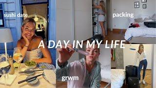 VLOG: grwm, packing for one month LA, sushi date|| Sabrina Büscher