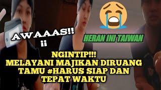 NGINTIP ⁉️  MELAYANI MAJIKAN DIRUANG TAMU ‼️#KEGIATAN RUTIN