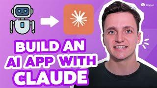 How To Build An Ai App With Claude In 3 Minutes