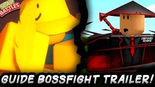 Reacting to "The Guide Bossfight" Trailer - Slap Battles Roblox