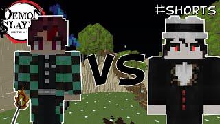 Muzan Vs Tanjiro - Minecraft Demon Slayer Mod #Shorts