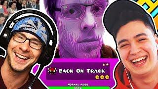 Geometry Dash MEME REVIEW with RedHuseey