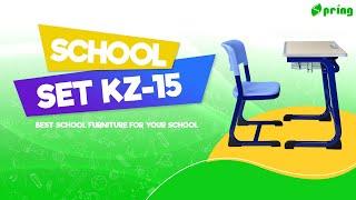 School Set for Primary and Elementary School KZ-15 by SPRING FURNITURE