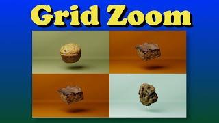 Grid Zoom Effect - Blender Video Editor