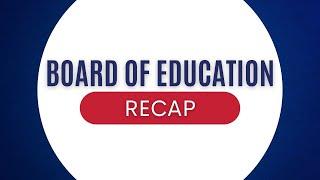 June 2022 BOE Recap