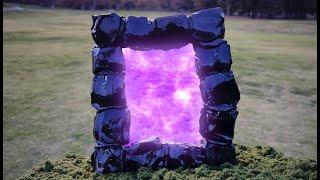 Making a Nether Portal with REAL Obsidian