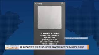 Во Владимирской области вводятся цифровые пропуска