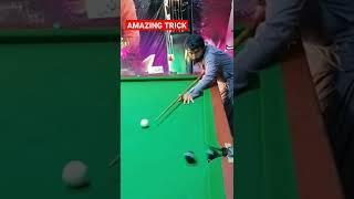 Real Snooker Trick Shot On Black Ball #shorts