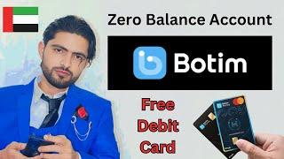 How To Open Botim wallet Account || Zero Balance Account