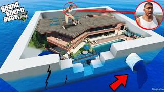 I Saved Franklin's House From Biggest Tsunami Ever In GTA 5!