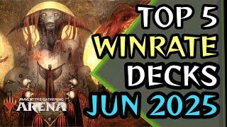 TOP 5 WINRATE DECKS FOR JUNE 2025 | MTG Arena | Standard | Final Fantasy
