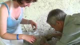 Making an ugly vase. Lassithi, Crete 2012