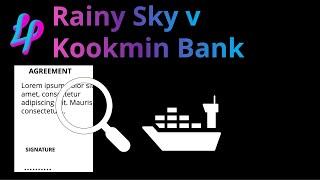 Rainy Sky v Kookmin Bank [2011] UKSC 50 | Contract Law