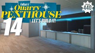 LETS BUILD IT! - Quarry Penthouse - part 14 - (Fallout 4/PS4/MODS)