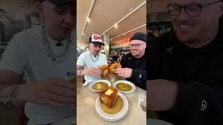 Trying viral food with Aitch #manchester #foodie #food #shorts