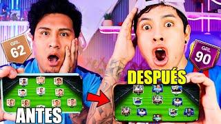 ASI MEJORÉ LA CUENTA de FIFA MOBILE de MI AMIGO  *NO LO PUEDE CREER*