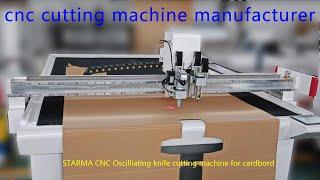 starma cnc 1625 oscillating knife cutting machine to cut cardboard with roller price