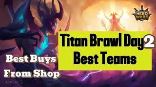 Hero Wars Titan Brawl Day 2 Best Teams September  Update Tenebris #herowars